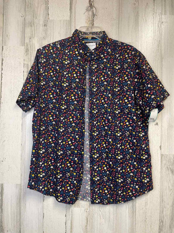 Size L Denim & Flower Shirt