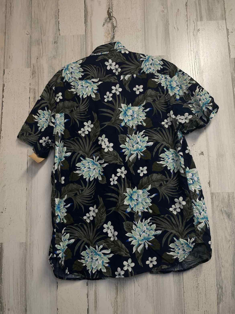 Size L Denim & Flower Shirt