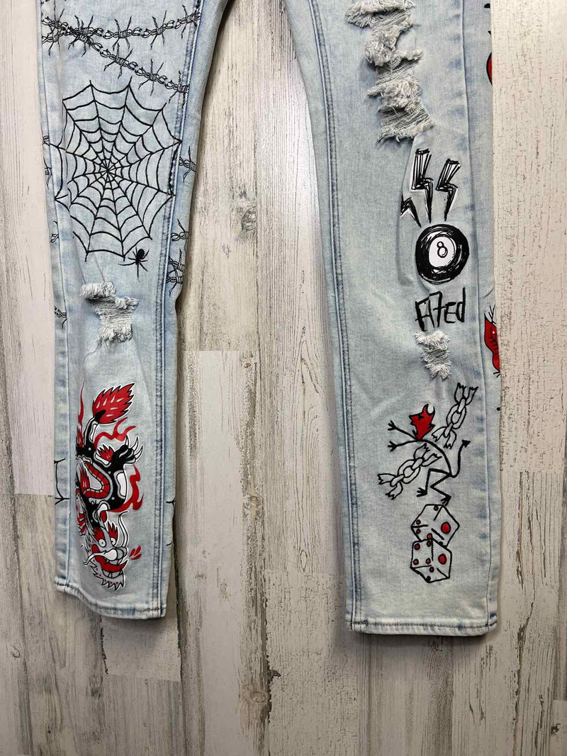 Size 32 Ninth Hall Rogue Jeans