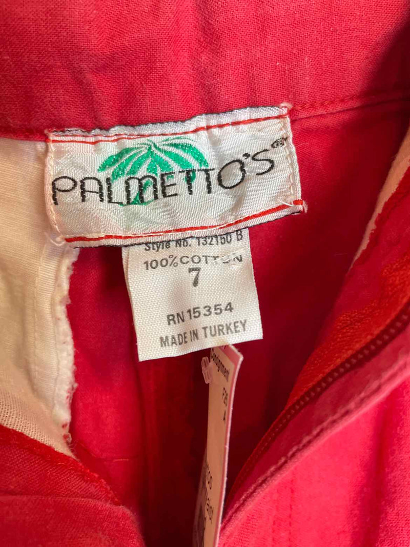 Size 7 Palmettos Shorts